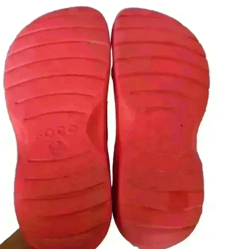 Foco Mens Red Los Angeles Angels Baseball Lightweight Rubber Clogs S (7/8)